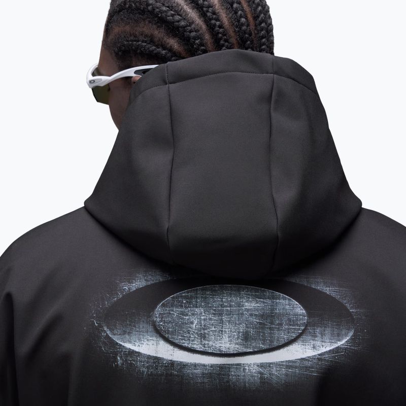 Bluza snowboardowa męska Oakley Wintertide Scratched Hoodie pitch black 5