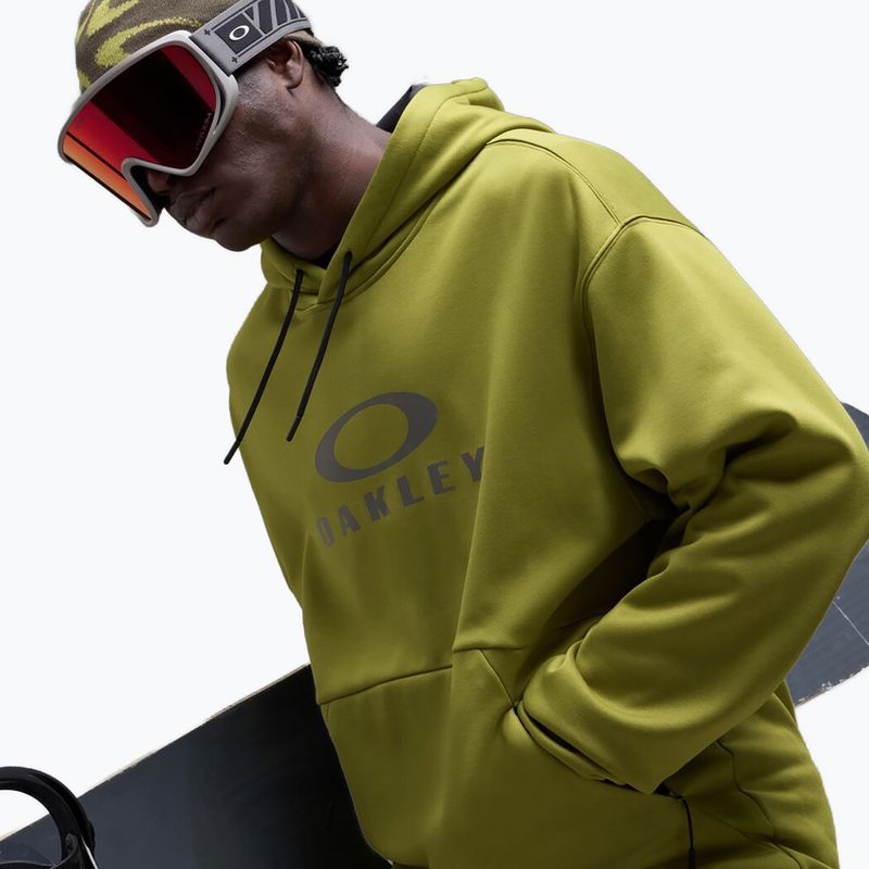Bluza snowboardowa męska Oakley Rider Phantom Hoodie cactus 4