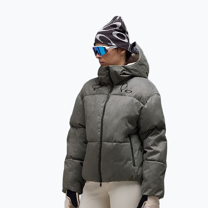 Kurtka narciarska damska Oakley Icicle Cropped cement melange