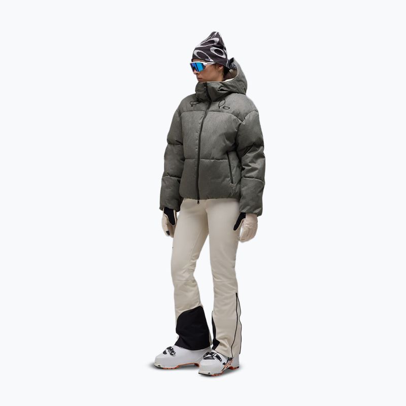 Kurtka narciarska damska Oakley Icicle Cropped cement melange 2