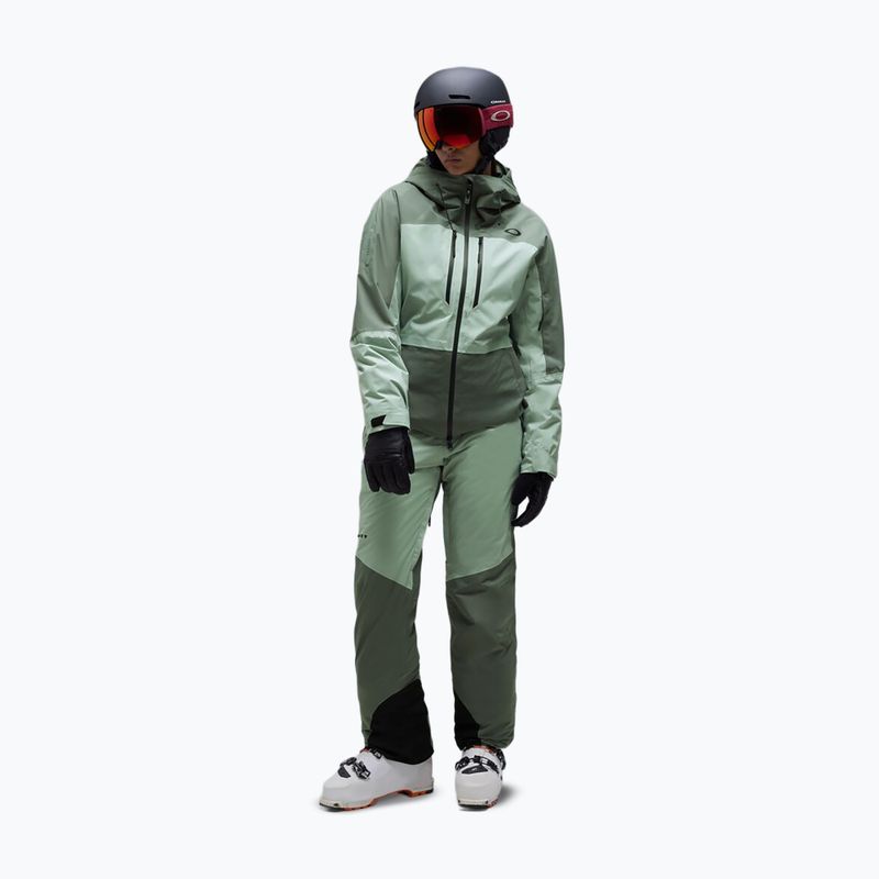 Kurtka narciarska damska Oakley Canopy Pro Insulated aviator green/faded green 2