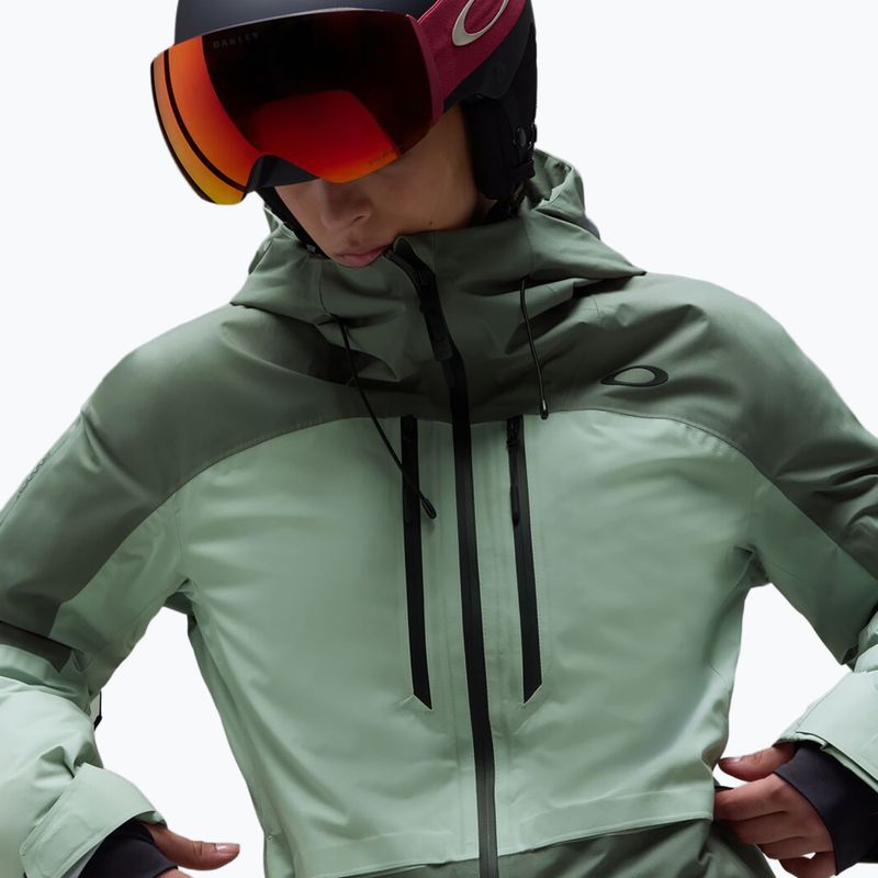 Kurtka narciarska damska Oakley Canopy Pro Insulated aviator green/faded green 4