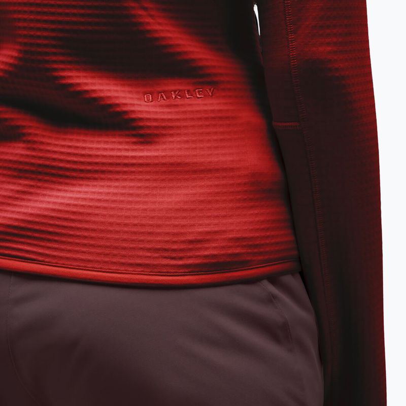 Bluza damska Oakley Canopy Full Zip hibiscus red 5