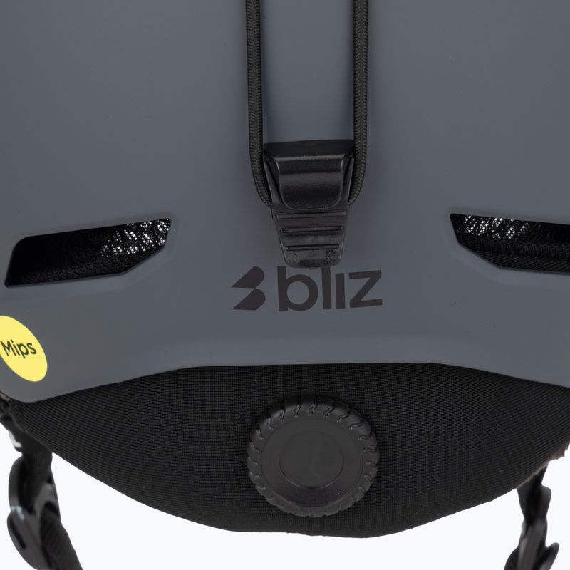 Kask narciarski Bliz S003 MIPS matte grey 7