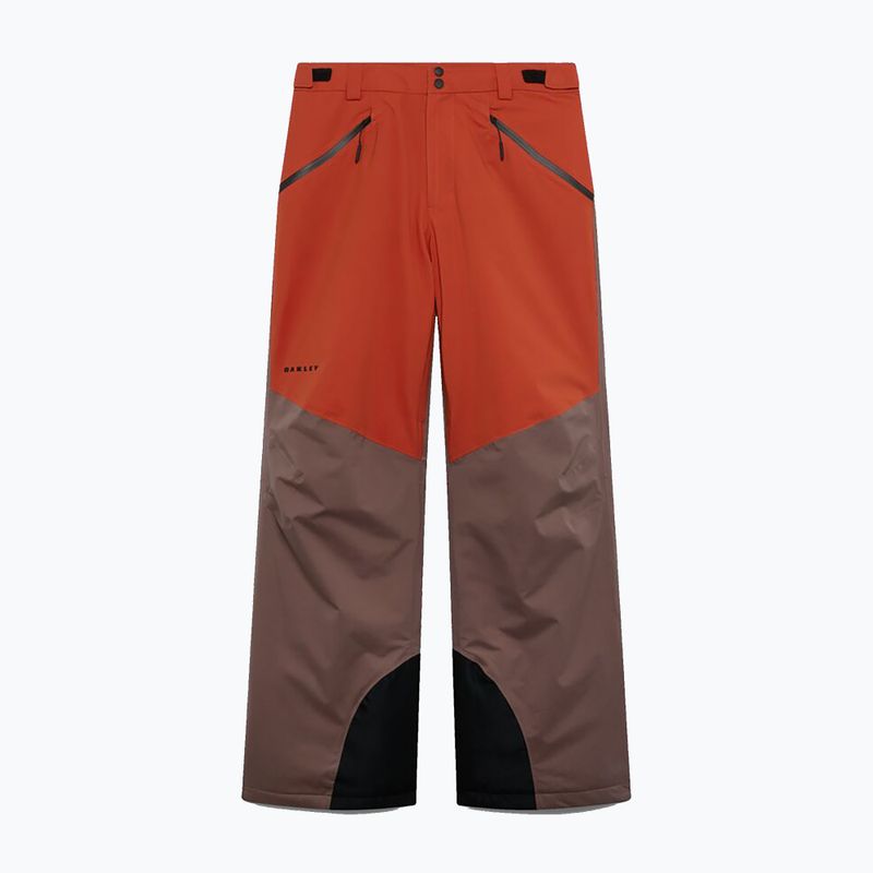 Spodnie narciarskie męskie Oakley Canopy Pro Insulated Dark Umber/Flame Red 6