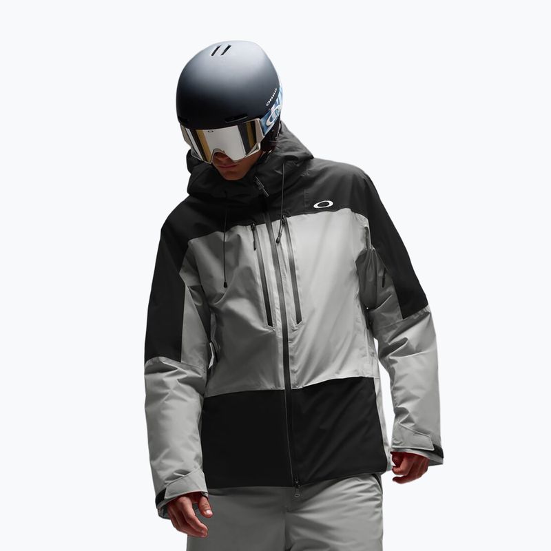 Kurtka narciarska męska Oakley Canopy Pro Insulated pitch black/cement