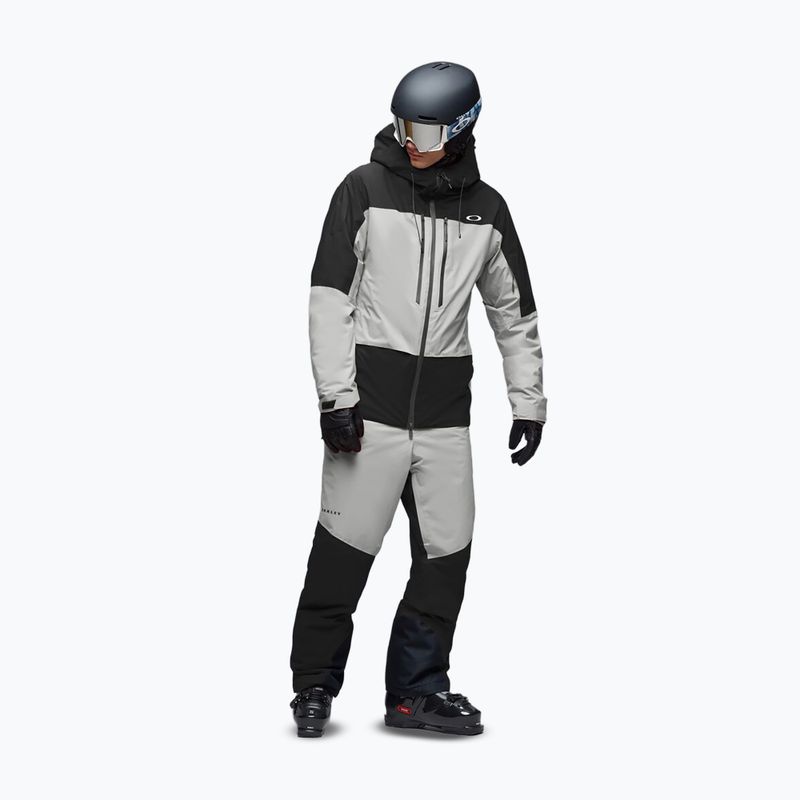 Kurtka narciarska męska Oakley Canopy Pro Insulated pitch black/cement 2