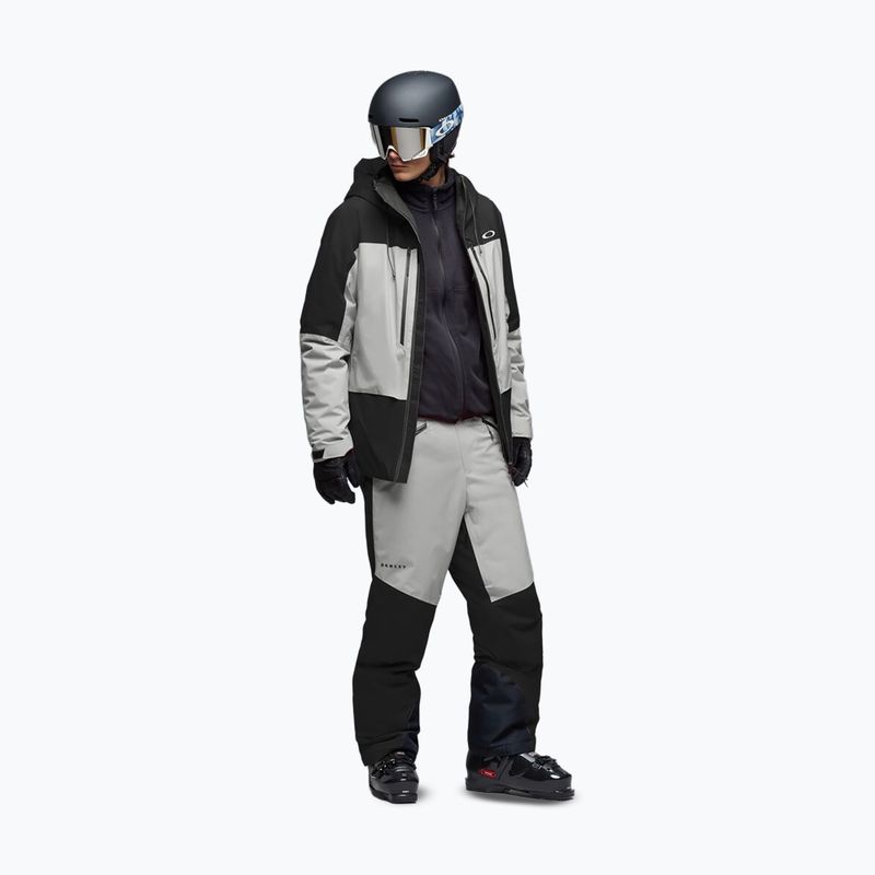 Spodnie narciarskie męskie Oakley Canopy Pro Insulated Pitch Black/Cement 2