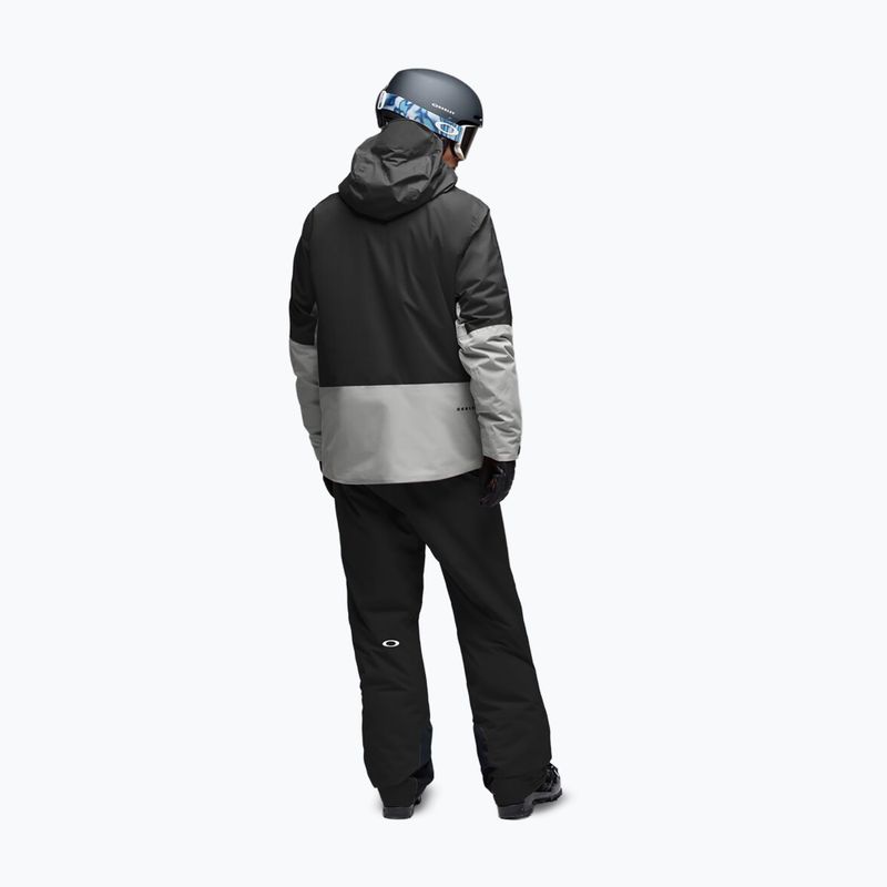 Spodnie narciarskie męskie Oakley Canopy Pro Insulated Pitch Black/Cement 3