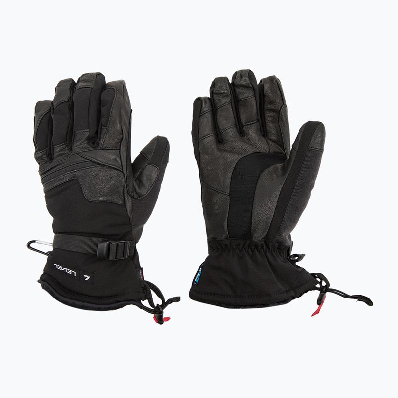Rękawice snowboardowe męskie Level Ranger Leather black