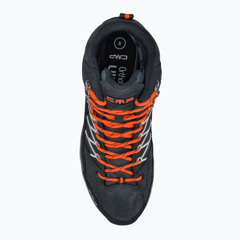 Buty trekkingowe męskie CMP Rigel Mid Wp antracite/flash orange 6