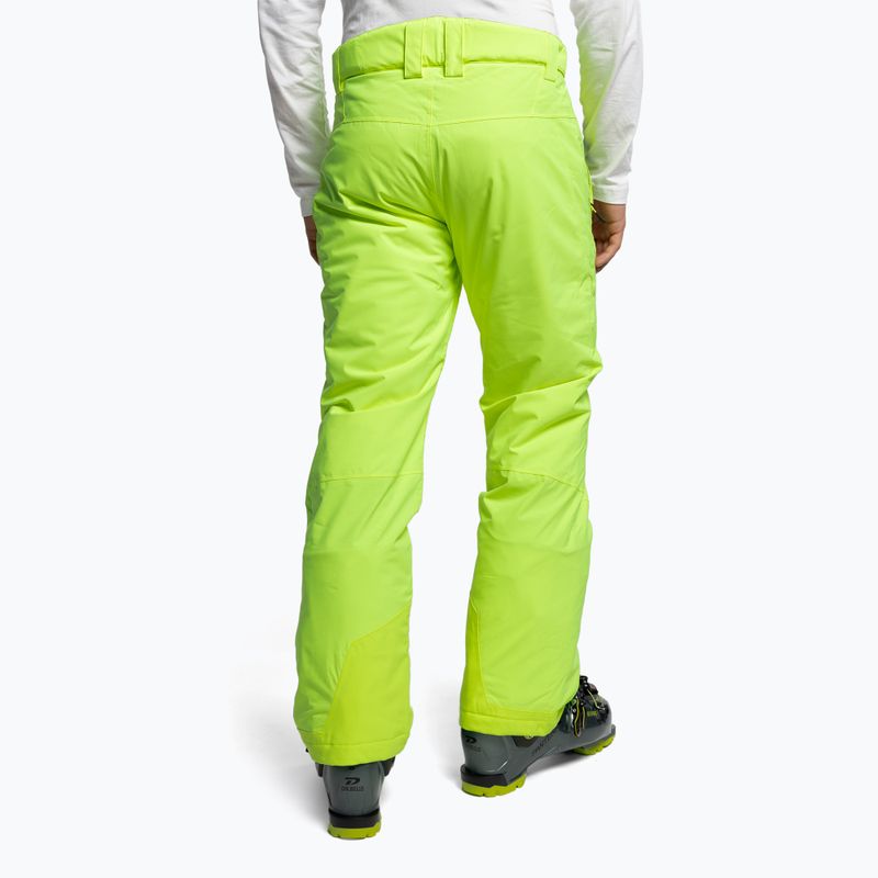 Spodnie narciarskie męskie CMP 39W1537 yellow fluo 4