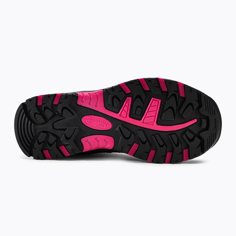 Buty trekkingowe dziecięce CMP Rigel Mid Wp berry/pink fluo 5