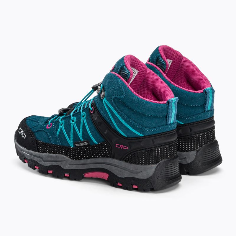 Buty trekkingowe dziecięce CMP Rigel Mid Wp deep lake/baltic 3