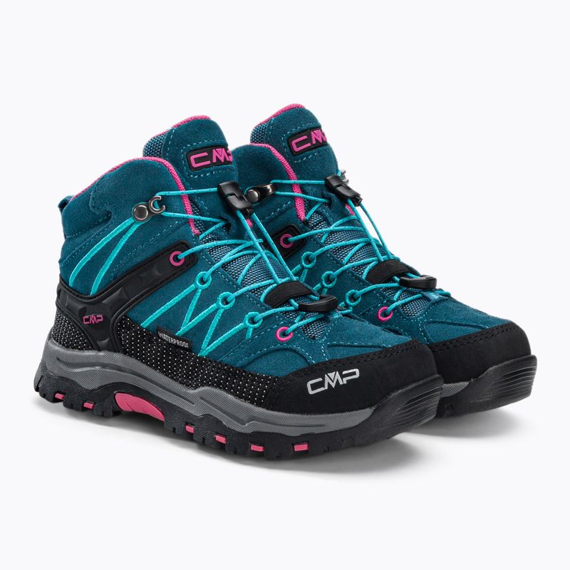 Buty trekkingowe dziecięce CMP Rigel Mid Wp deep lake/baltic 4