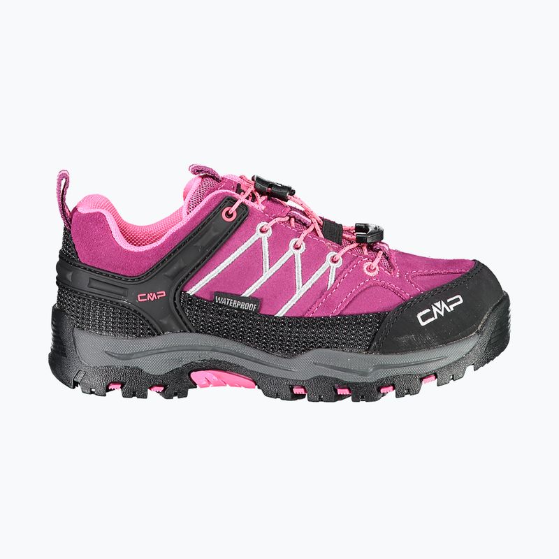 Buty trekkingowe dziecięce CMP Rigel Low Wp berry / pink fluo 8