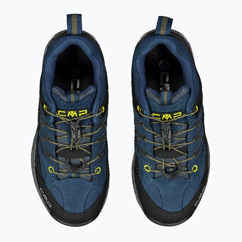 Buty trekkingowe dziecięce CMP Rigel Low Wp blue ink / yellow 10