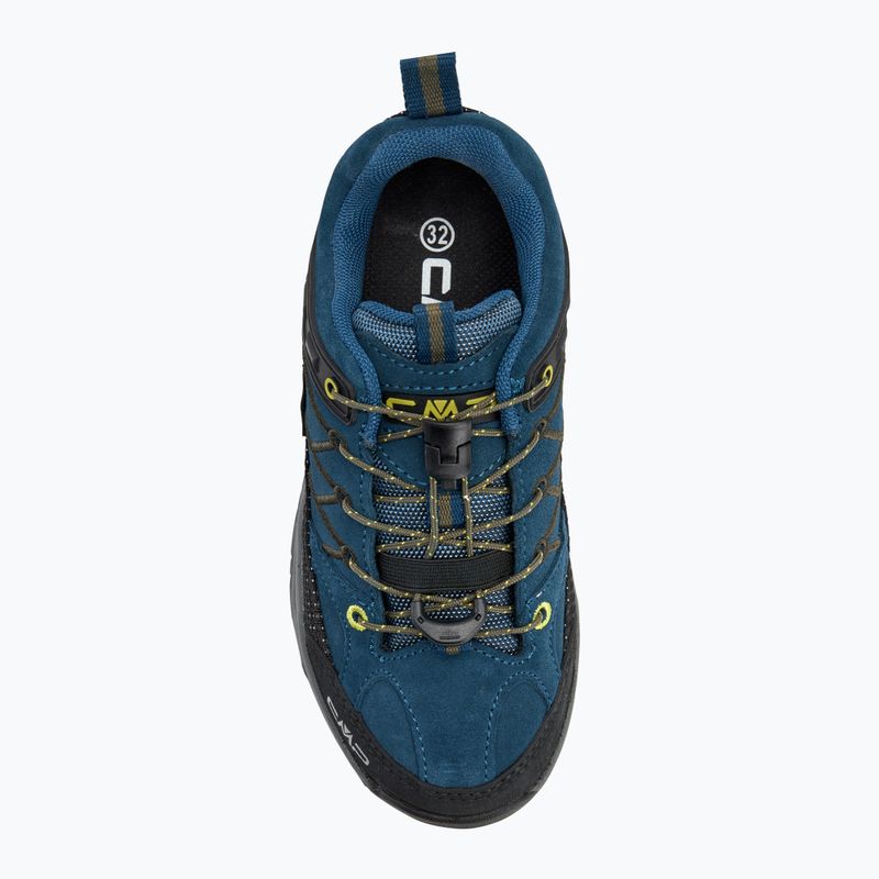 Buty trekkingowe dziecięce CMP Rigel Low Wp blue ink / yellow 5