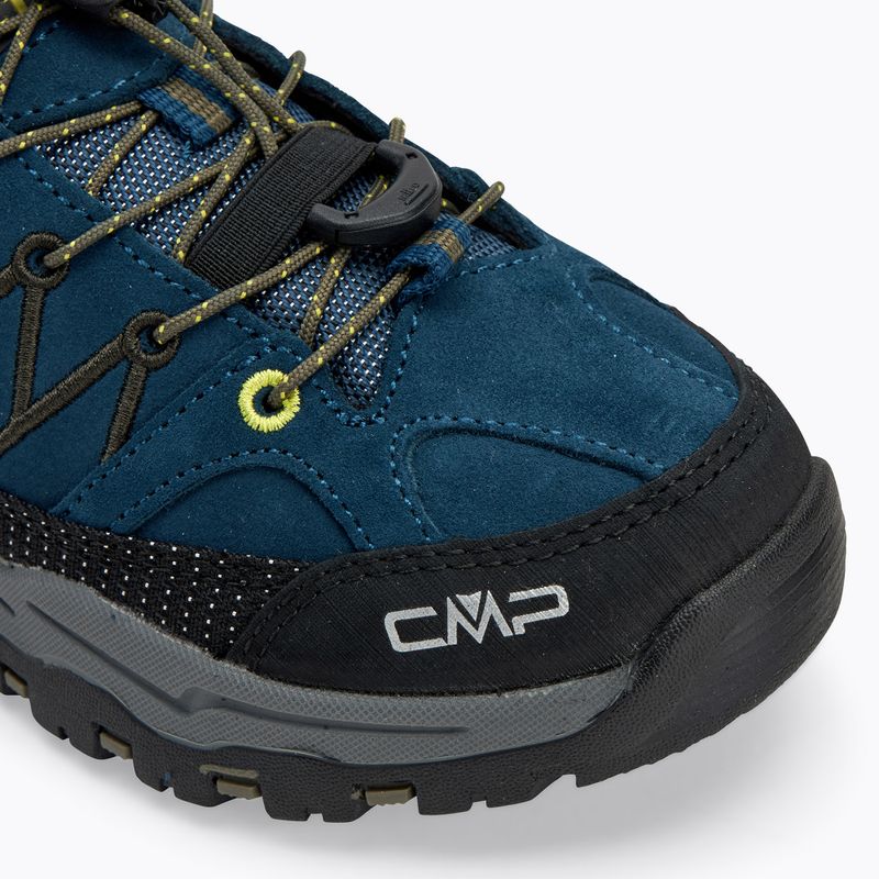 Buty trekkingowe dziecięce CMP Rigel Low Wp blue ink / yellow 7