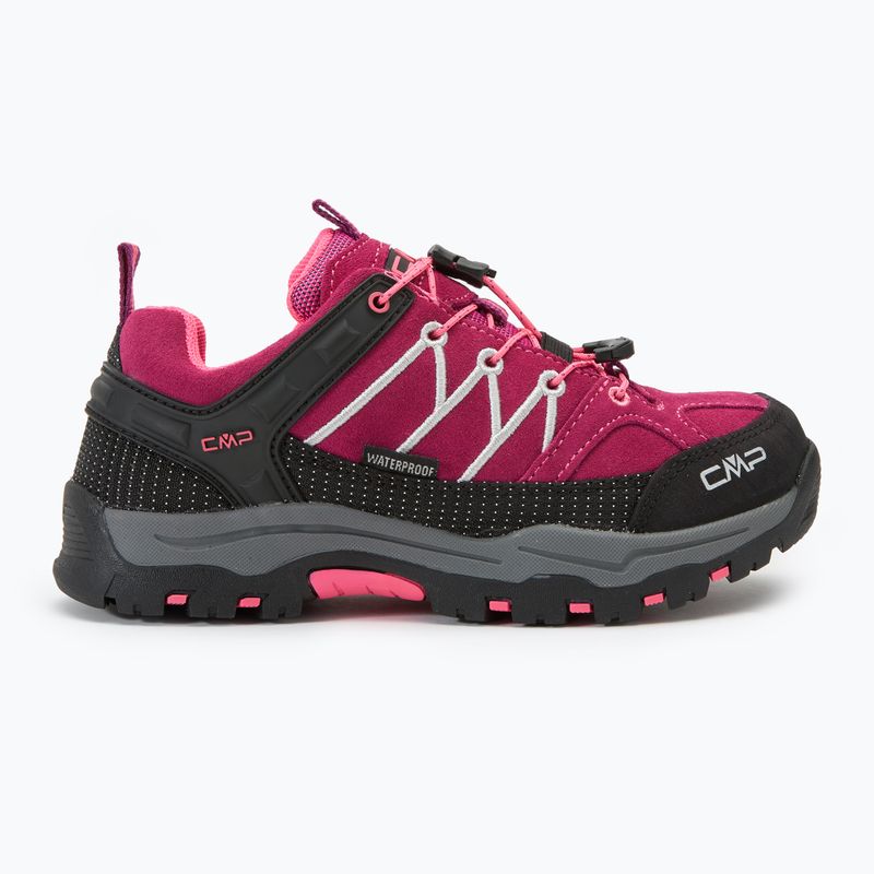 Buty trekkingowe dziecięce CMP Rigel Low Wp berry / pink fluo 2