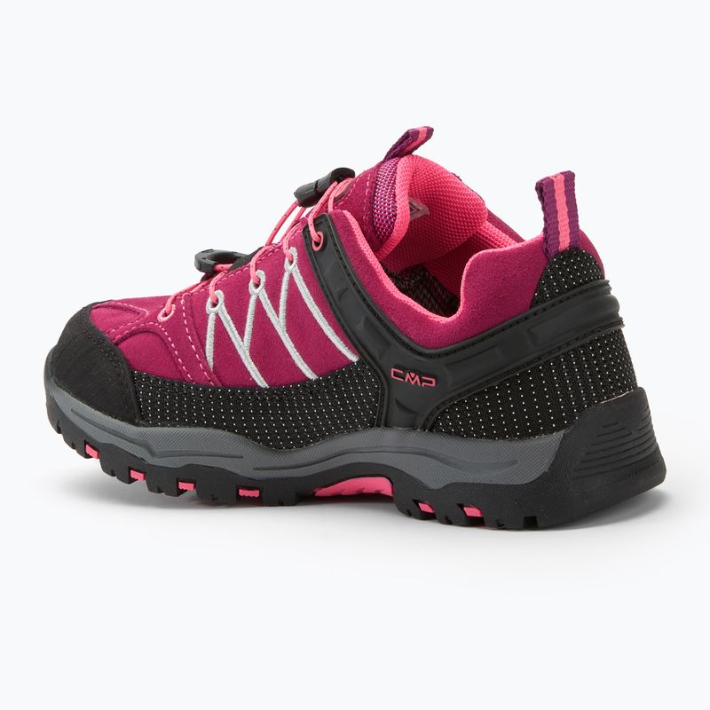 Buty trekkingowe dziecięce CMP Rigel Low Wp berry / pink fluo 3