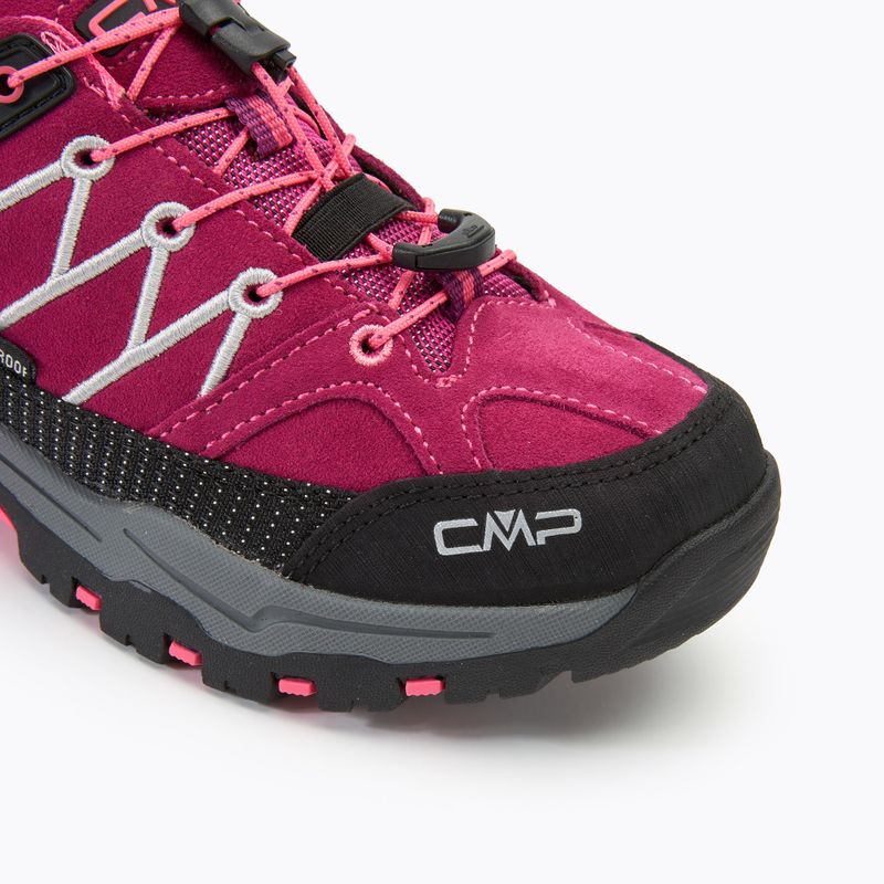 Buty trekkingowe dziecięce CMP Rigel Low Wp berry / pink fluo 7