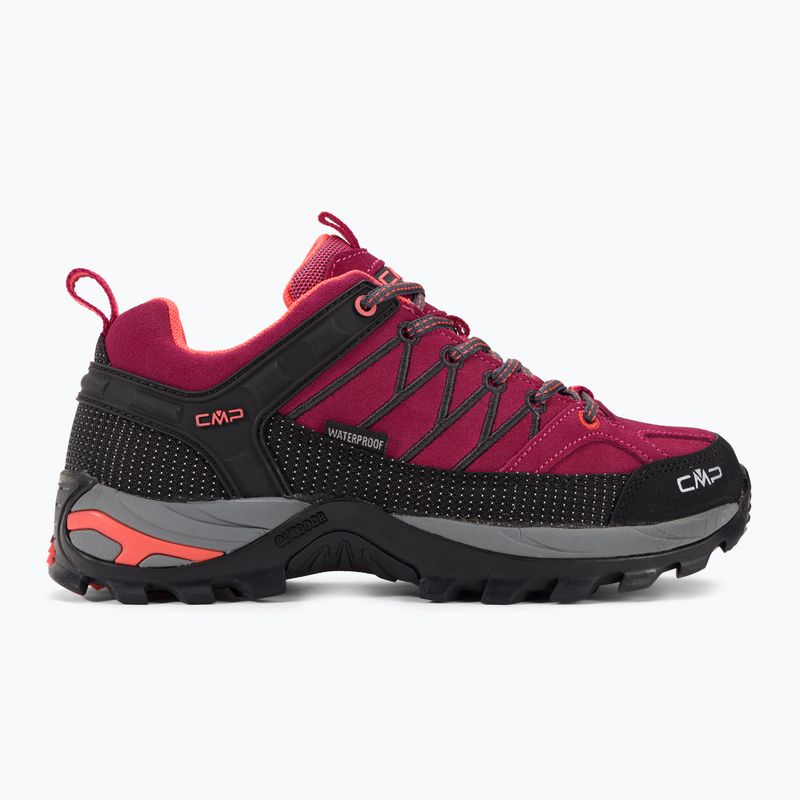 Buty trekkingowe damskie CMP Rigel Low Wp magenta/antracite 2