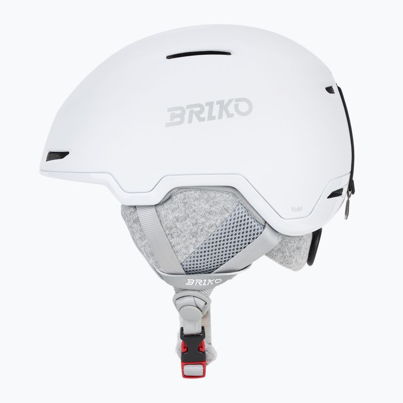 Kask narciarski Briko Yuki matt shiny white/silver 3
