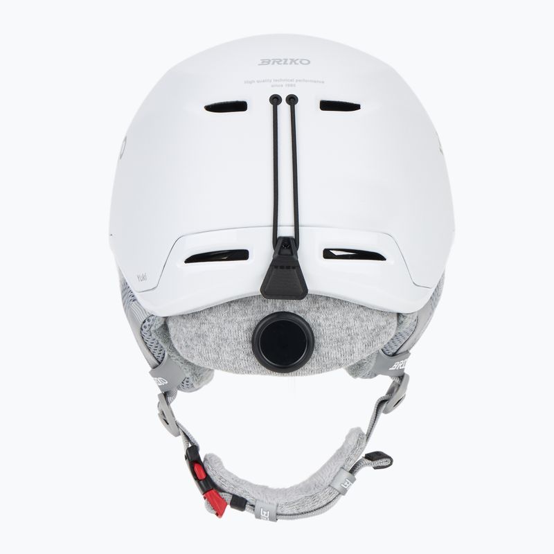 Kask narciarski Briko Yuki matt shiny white/silver 4