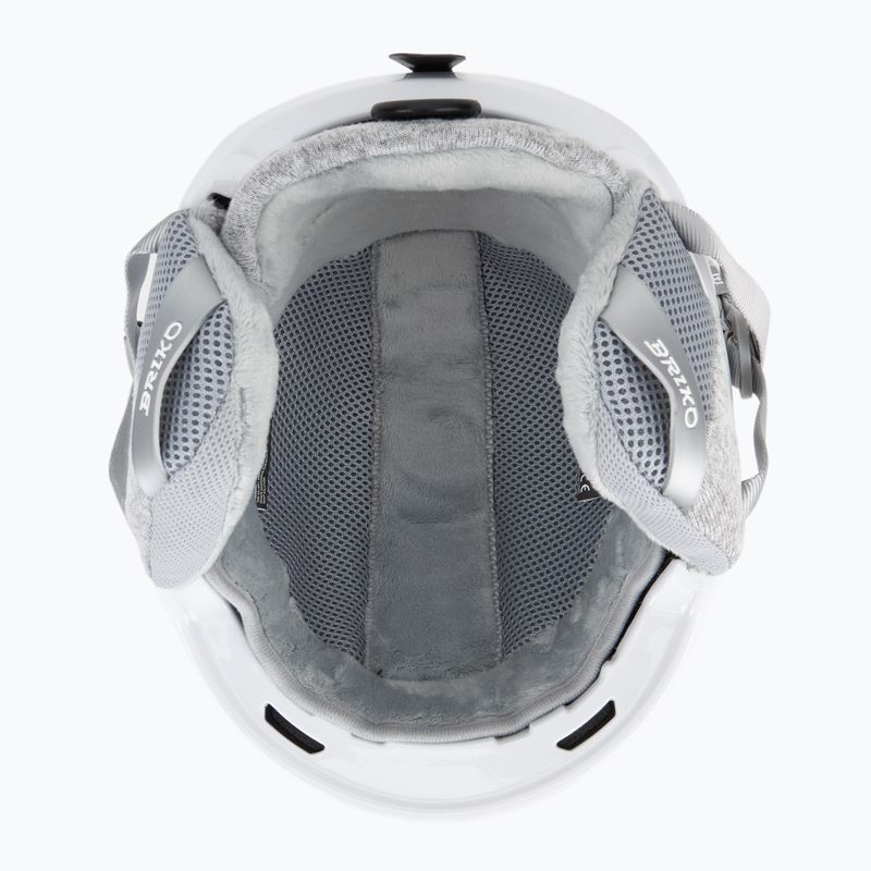 Kask narciarski Briko Yuki matt shiny white/silver 5