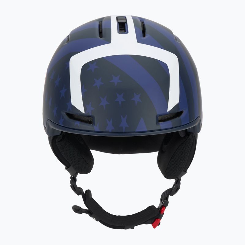 Kask narciarski Briko Aran USA matt tangaroa blue/biscay blue/cardinal red/white 2