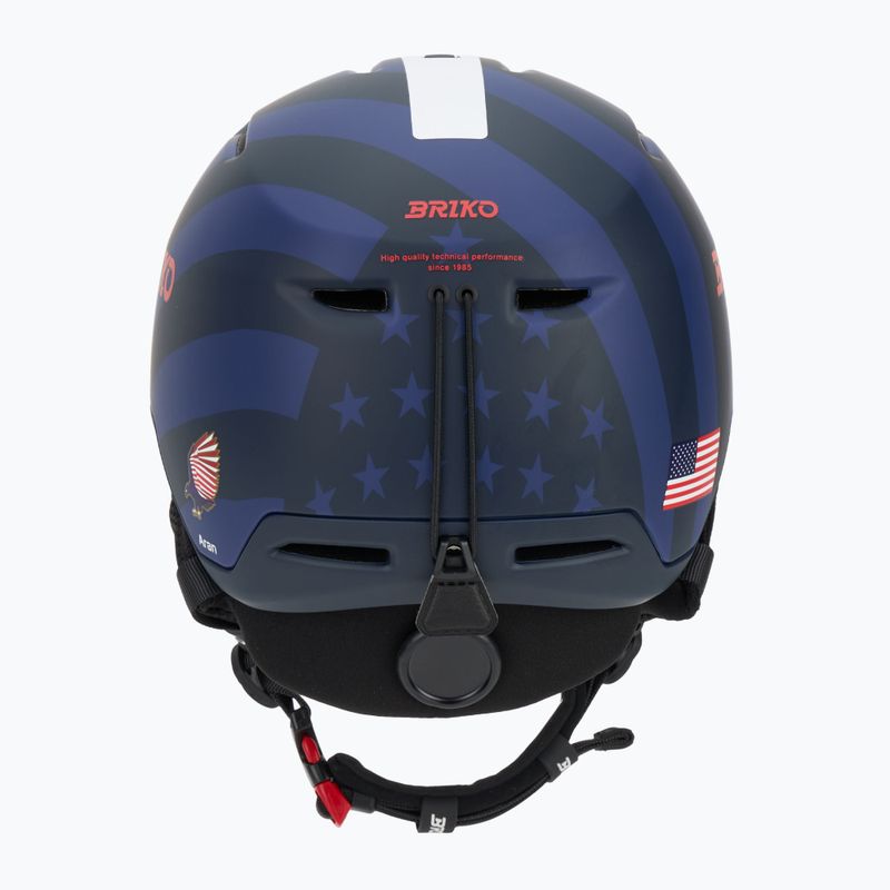 Kask narciarski Briko Aran USA matt tangaroa blue/biscay blue/cardinal red/white 4