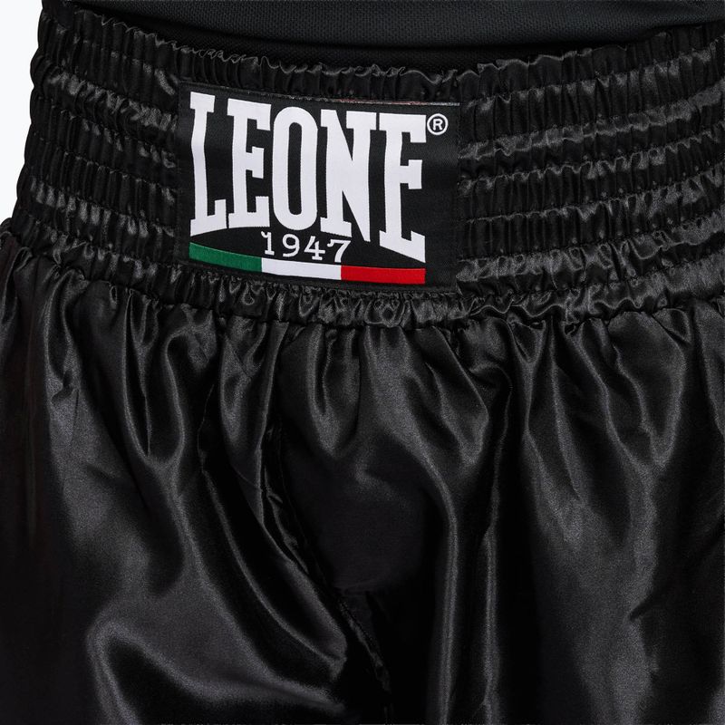 Spodenki bokserskie LEONE 1947 Italy Boxing AB737 black 6