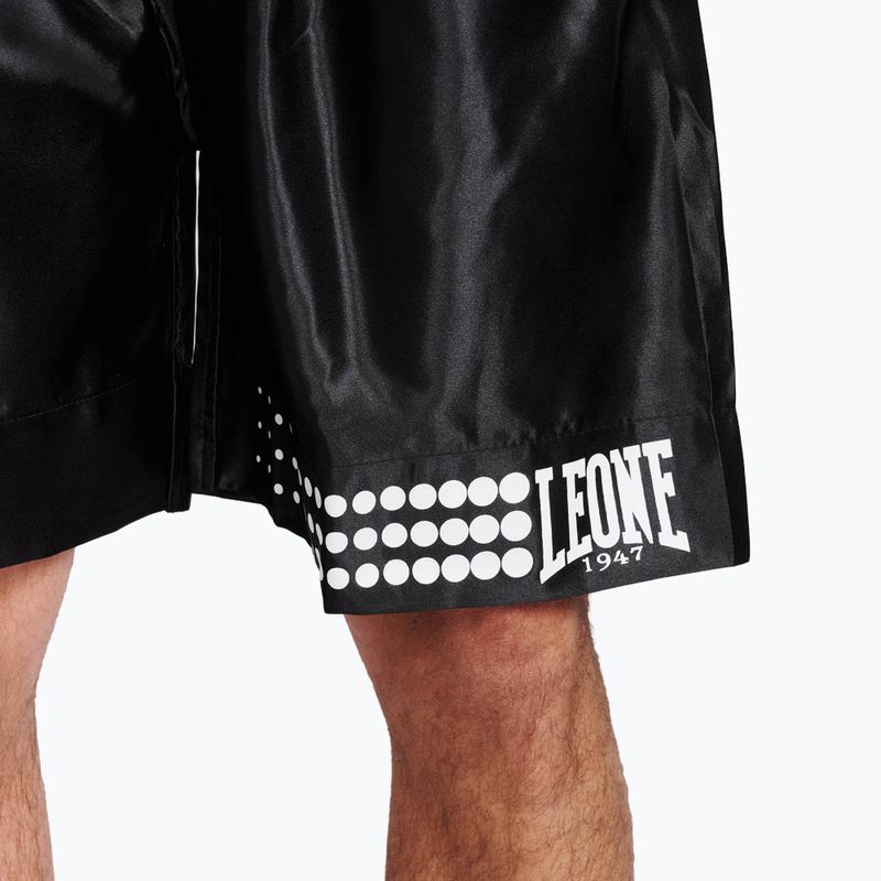 Spodenki bokserskie LEONE 1947 Italy Boxing AB737 black 7