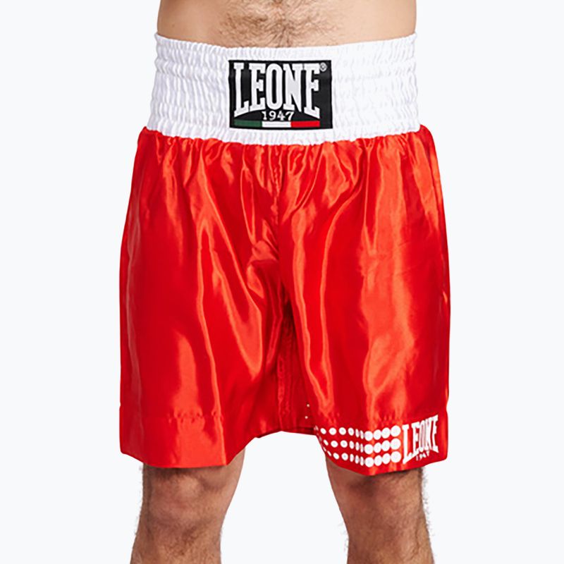 Spodenki bokserskie LEONE 1947 Boxing red 2