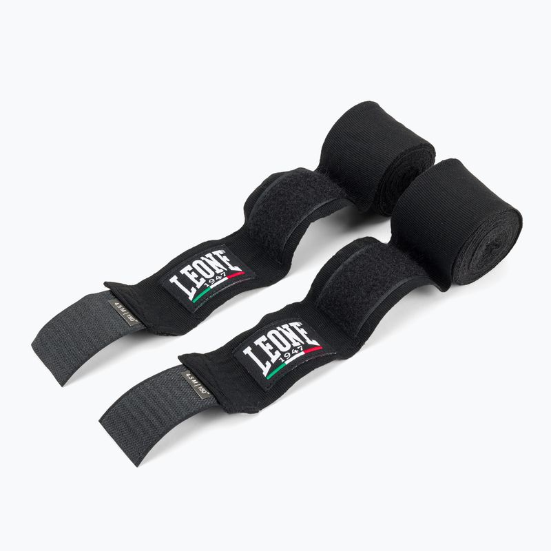 Bandaże bokserskie LEONE 1947 Hand Wraps 350 cm black 2