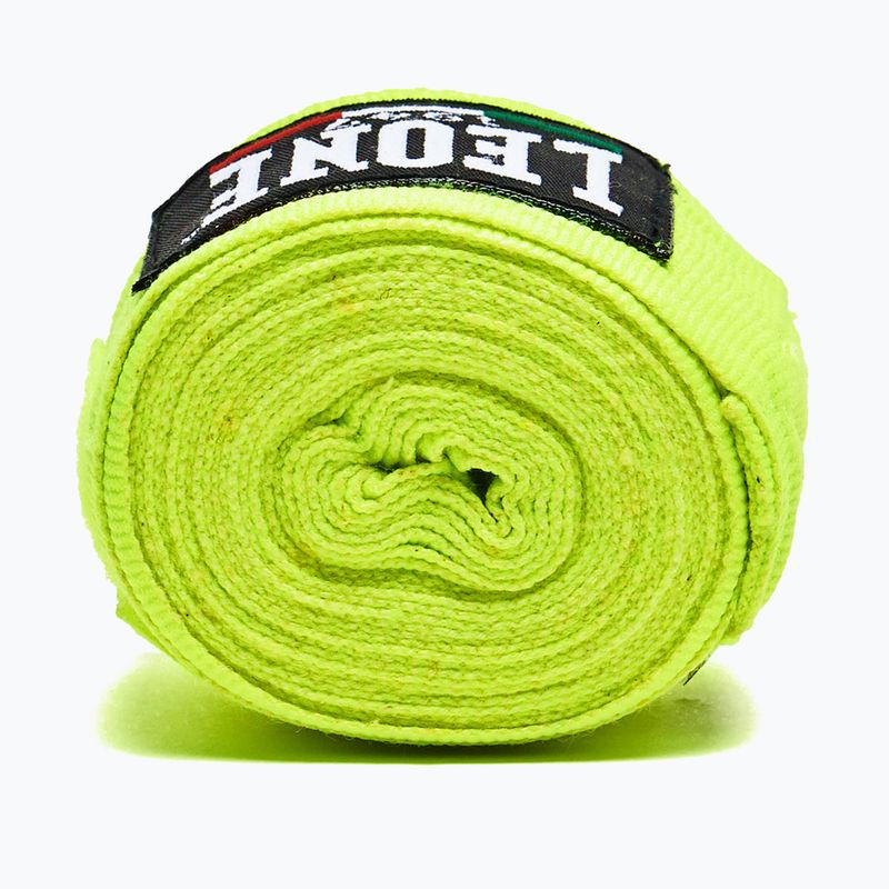 Bandaże bokserskie Leone 1947 Hand Wraps 350 cm giallo fluo/fluo yellow 4
