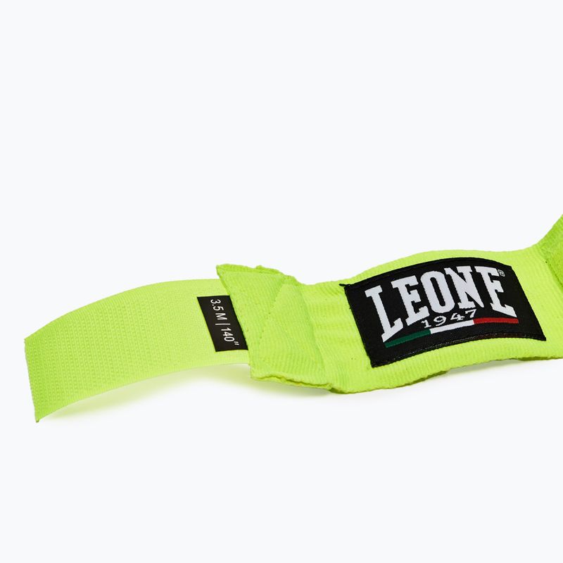 Bandaże bokserskie Leone 1947 Hand Wraps 350 cm giallo fluo/fluo yellow 5
