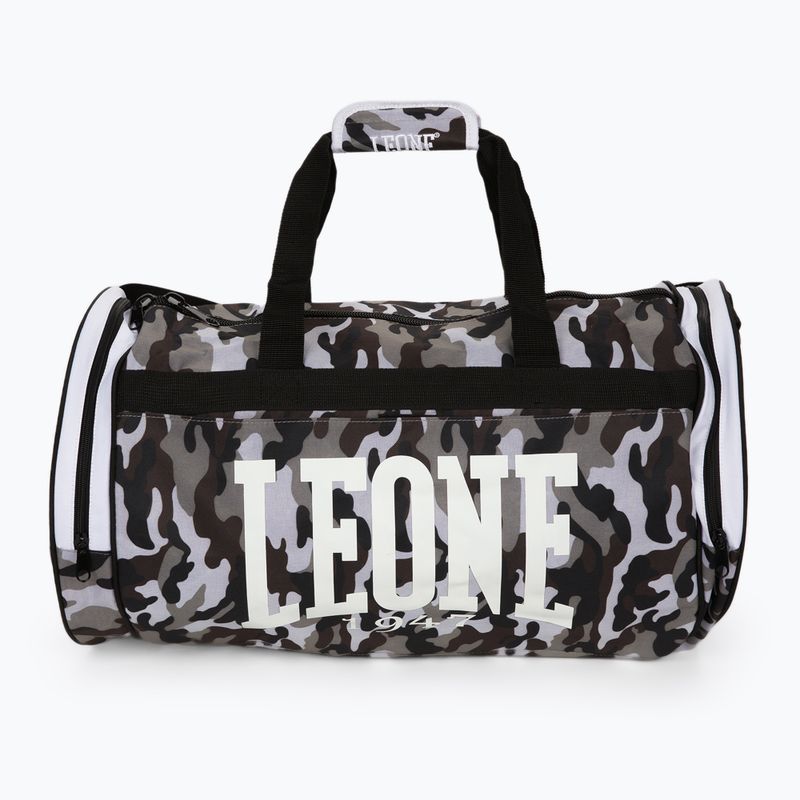 Torba treningowa LEONE 1947 Mimetic Camo Bag 45 l green/grey