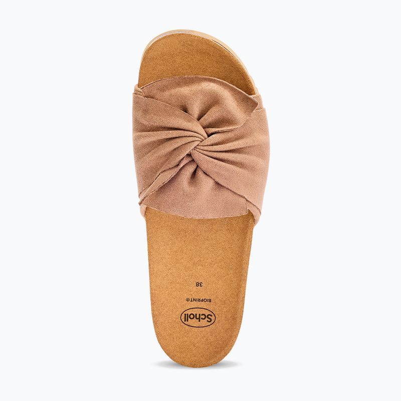 Klapki damskie Scholl Princess Med camel 4