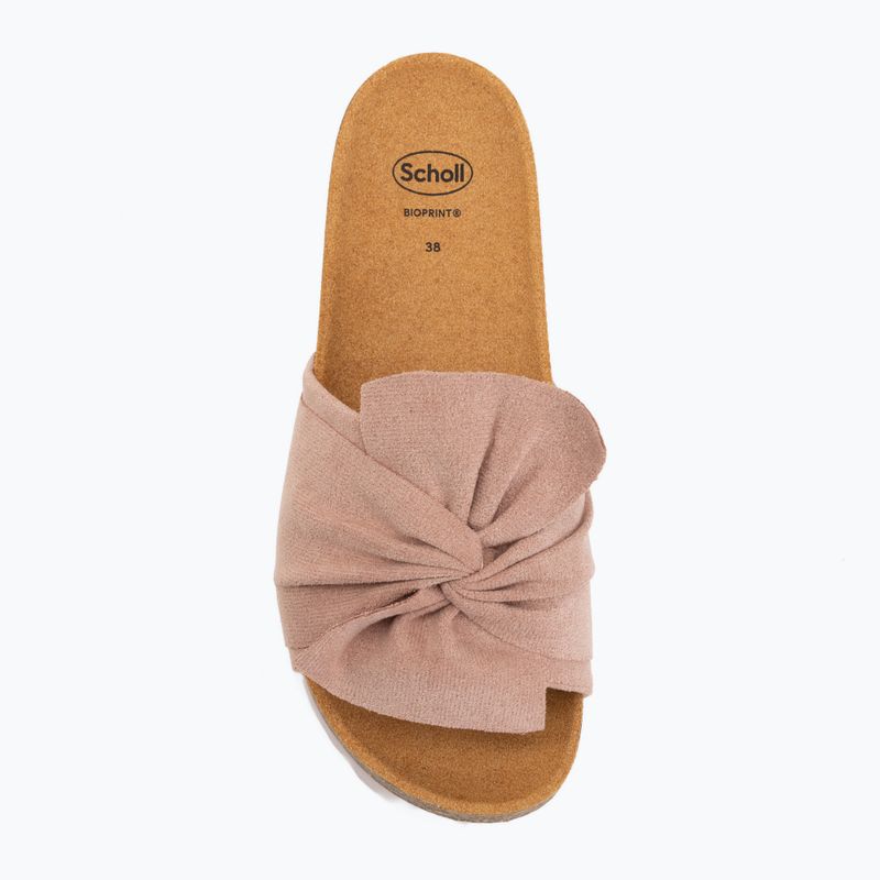 Klapki damskie Scholl Princess Med antique pink 5