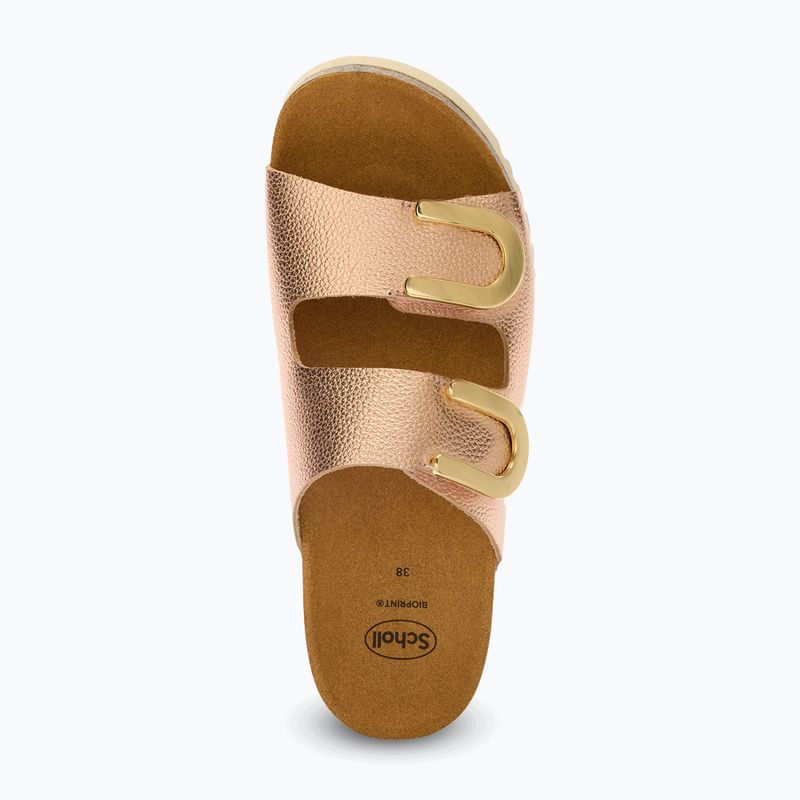 Klapki damskie Scholl Montery 2 Straps Ad Med rose/gold 4