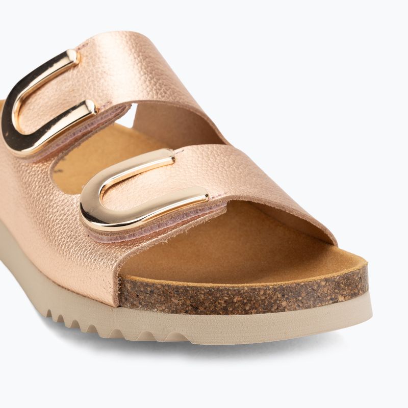 Klapki damskie Scholl Montery 2 Straps Ad Med rose/gold 7