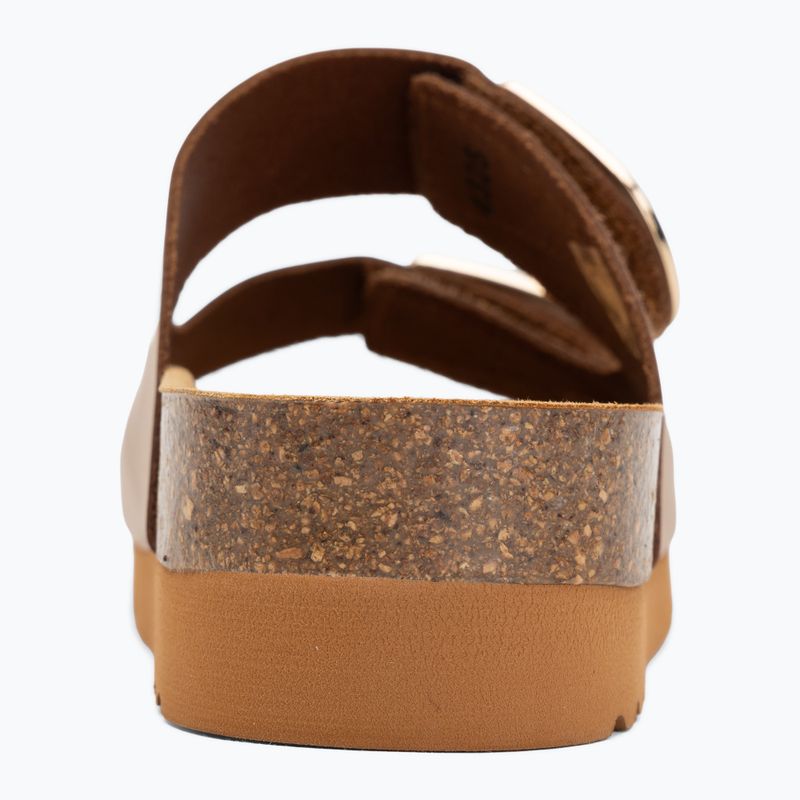 Klapki damskie Scholl Montery 2 Straps Ad Med cognac 6