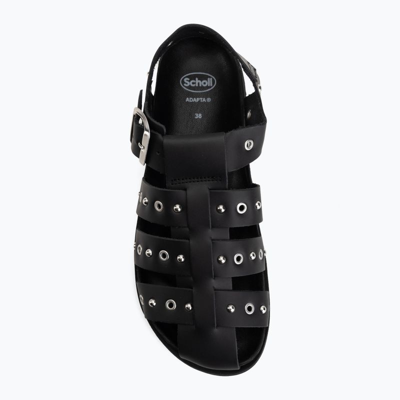 Sandały damskie Scholl Beatriz Fisherman Ring Leather black 5