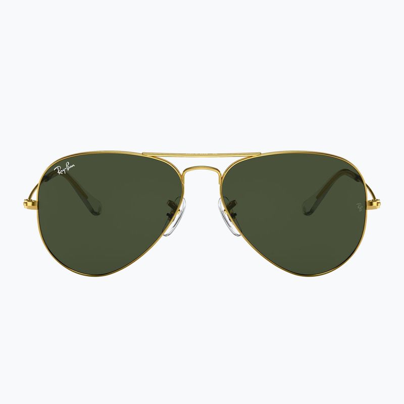 Okulary przeciwsłoneczne Ray-Ban Aviator Classic arista gold/green g-15 2