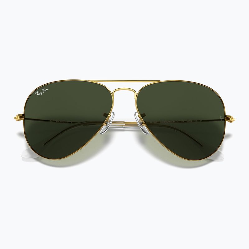 Okulary przeciwsłoneczne Ray-Ban Aviator Classic arista gold/green g-15 3