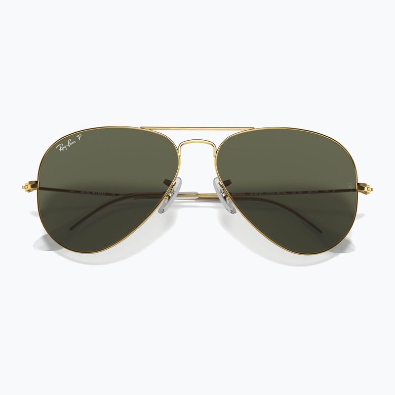 Okulary przeciwsłoneczne Ray-Ban Aviator Classic arista gold/green g-15 polarized 3
