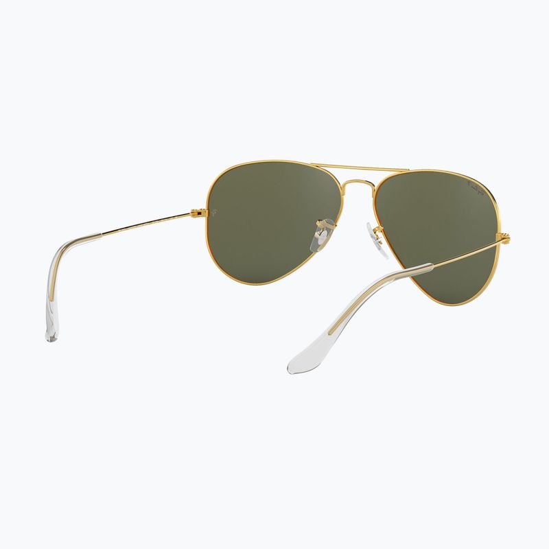 Okulary przeciwsłoneczne Ray-Ban Aviator Classic arista gold/green g-15 polarized 6