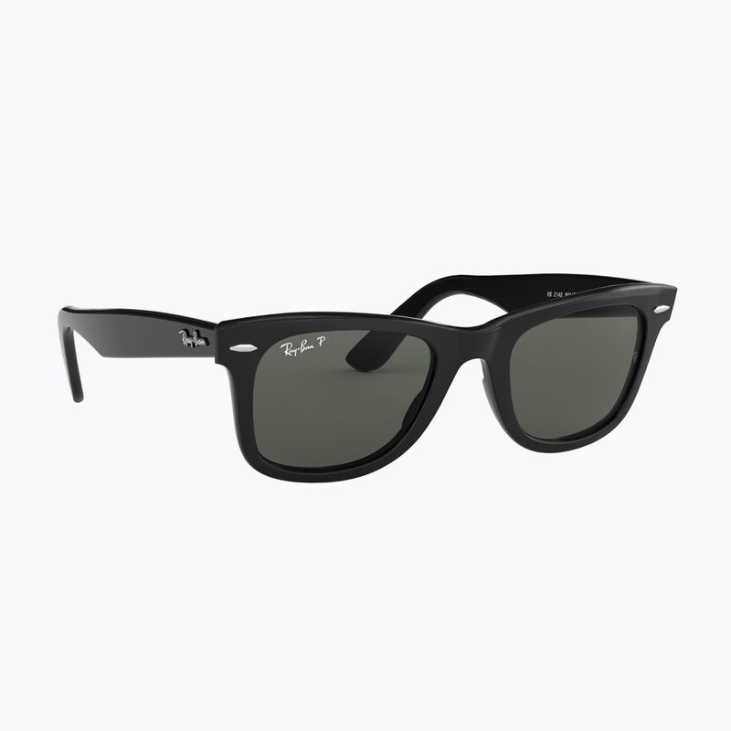 Okulary przeciwsłoneczne Ray-Ban Wayfarer Classic black/green polarized